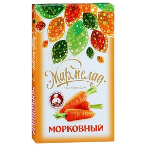 Мармелад Морковный с витамином А, 280 гр