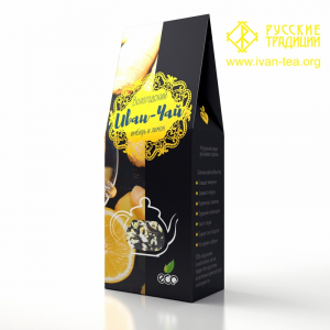 Вологодский Иван-чай с имбирем и лимоном в картонной упаковке, 50 г