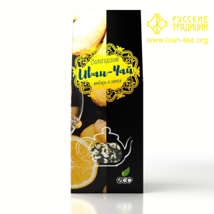 Вологодский Иван-чай с имбирем и лимоном в картонной упаковке, 50 г